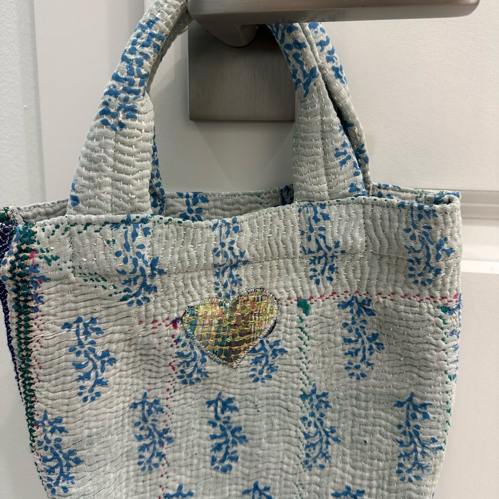By The Sea Organic Hawai’i Mini Kantha Tote